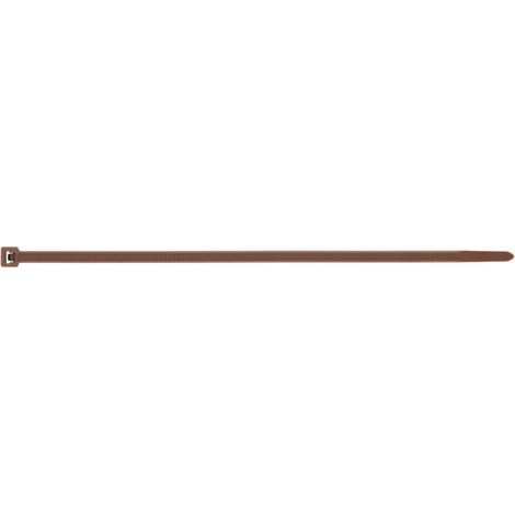 Colliers de serrage Nylon Marron 3.6X140-30 pièces