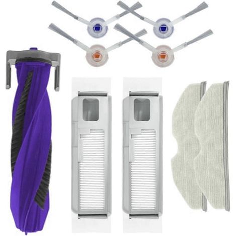 Chiffon de nettoyage compatible avec l'aspirateur robot Freo X Plus : rouleau, brosse latérale, accessoires et pièces détachées. (1/5)