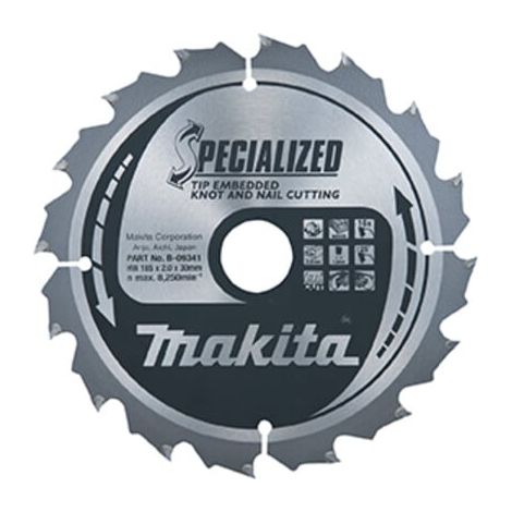 Makita Sägeblatt SPECIALIZED 190x30x16Z (1/3)