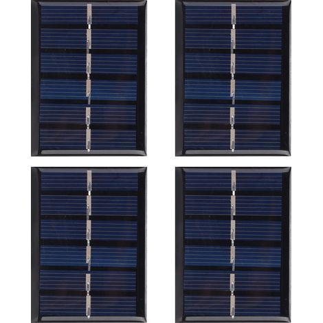 Panneau solaire 2W 12V polycristallin portable avec pince pour charge DIY extérieur (1/5)