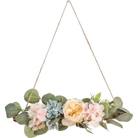 Wanddekoration mit getrockneten Blumenzweigen für ein Vintage-Schlafzimmer - Pfingstrosen-Wandornament für Wohnzimmer/Café (1/5)
