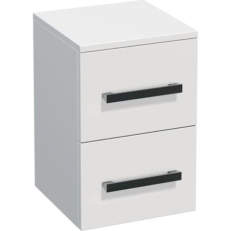 Naturel Natural Cube Way 32,5x33 cm mueble bajo lavabo blanco brillante (CUBE2N32BL)