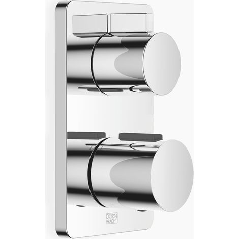 Thermostat encastré LULU de Dornbracht avec réglage de débit à (1/4)