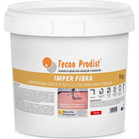 Tecno Prodist Imper Fibra - Peinture d'étanchéité avec fibres (Terrasses)