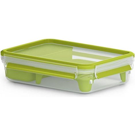 Emsa Clip&Go Brunchbox 518099 1,2l Transparent/Grün (1/7)