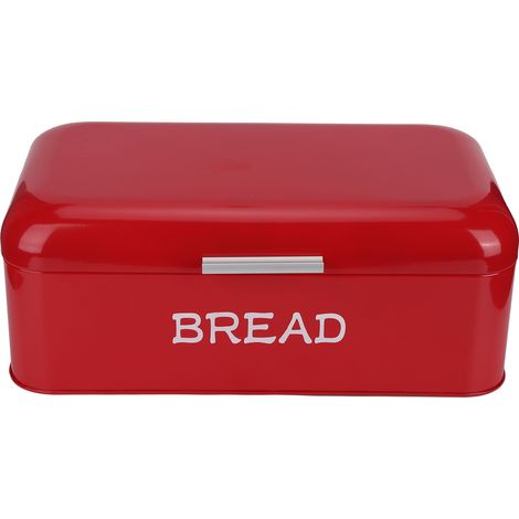 Boîte à pain de style européen, récipient de rangement alimentaire, accessoire de cuisine pour boulangerie, rouge (1/5)