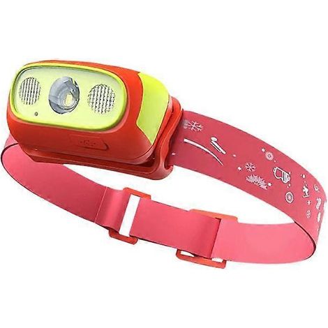Lampe frontale LED rechargeable, lot de 1, 6 modes d'éclairage, étanche, rechargeable par USB, lumière rouge, cadeau ultra-lumineux (1/5)