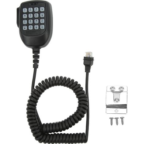 Radio bidirectionnelle KMC-62 avec microphone et clavier - Microphone pour autoradio, connecteur RJ45 à 8 broches pour Kenwood (1/5)