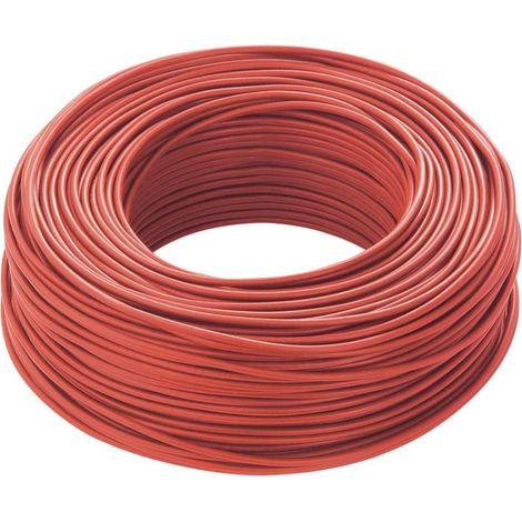 TrAdE Shop Traesio - Cavo Rosso 100 Mt Isolato Unipolare 1 X 1,5 M2 Antifiamma Materiale Elettrico -