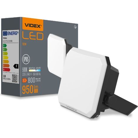 Proyector halógeno de 10 W, luz neutra, 5000 K, 950 lm, IP65, Videx