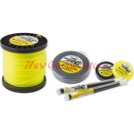 Filo per decespugliatori colore giallo lungo 40 mt 270221