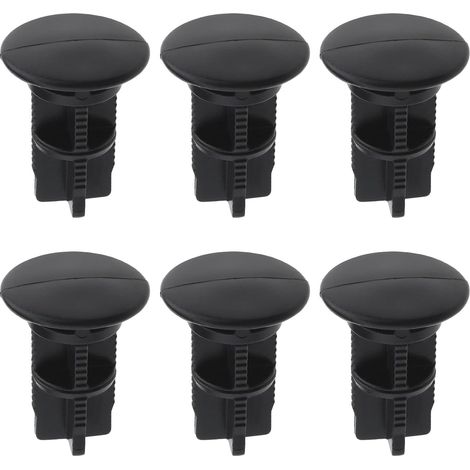 Lot de 6 broches à charnière pour poubelles de 240 l, 43 x 18 mm, compatibles avec Otto/ESE (nouveau type), pièces de rechange pour la maison et le commerce (1/5)