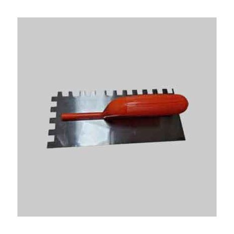 FRATTONE DENTATO C/MANICO IN PLASTICA CARDINALE 28x12 cm -