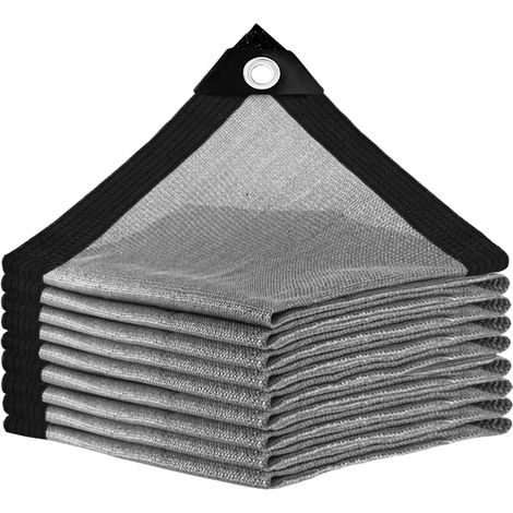1 Filet d'ombrage,85% occultation,polyéthylène haute densité,résistant UV,bordure renforcée,œillets,jardin,voiture,serre (1/5)