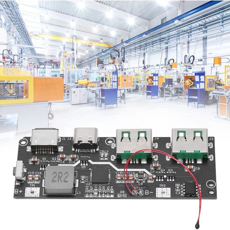 5V 4,5A 22,5W USB micro/Type-C externer Akku mit Dual-LED und 18650 Schnelllademodul. (1/5)