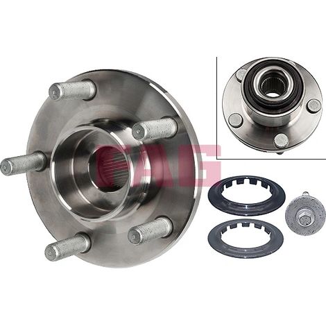 Kit de roulements de roue FAG 713 6604 40 VOLVO 30666130 30666605 30683161