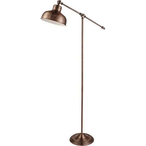 [GEBRAUCHT] B-Ware Searchlight Stehleuchte Lampe Macbeth LED Stehlampe kupfer 135cm 1x60W E27 (1/2)