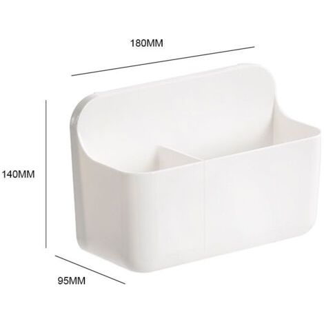 Étagère murale à ventouses pour salle de bain, égouttoir, support suspendu sans perçage, rangement mural pour savon de toilette, sans perçage (1/5)