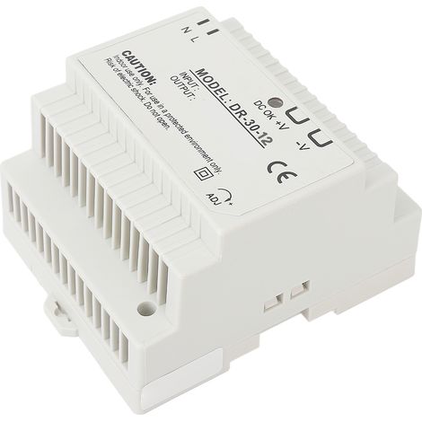 Transformateur industriel de 30 W adapté aux équipements d'éclairage, au contrôle industriel, à la surveillance de sécurité et à d'autres domaines, convertissant 100-240 V en 12 V. (1/5)