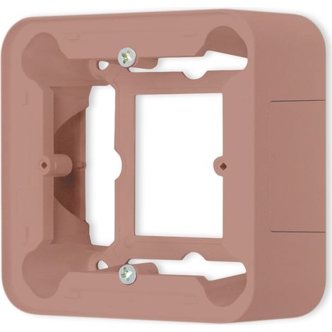 Einzelnes abgerundetes, auf der Oberfläche montiertes Box-Symbol und Mini-Lachsfarbe 62PUZ-1 (1/5)