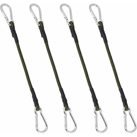 Robuste 30 cm Gummiseile für Camping, Reisen, Gepäck und Outdoor-Aktivitäten – 4er-Pack (1/5)