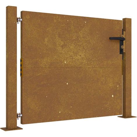 Maison Exclusive - Gartentor 100x100 cm Cortenstahl