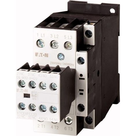 Contacteur de puissance 3p+3F+2O 15kW/400V/AC3 000277356 EATON DILM32-32(230V50HZ,240V60HZ)