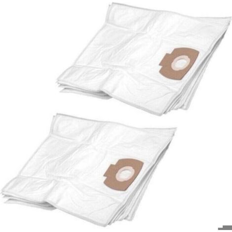 10 sacs aspirateur Makita – microfibre – blanc – compatibles VC2010L, VC2511, VC3011L (1/2)