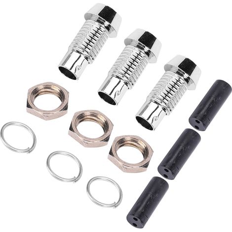 20 Stück 3-mm-Diodenlampenfassung, konkav, Messing, Leuchtstoffröhrenhalterung, Industrielle Steuerungsteile F3 (1/5)