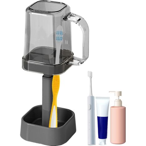 fürs Badezimmer staubdichter Zahnbürstenhalter Zahnbürsten (1/5)