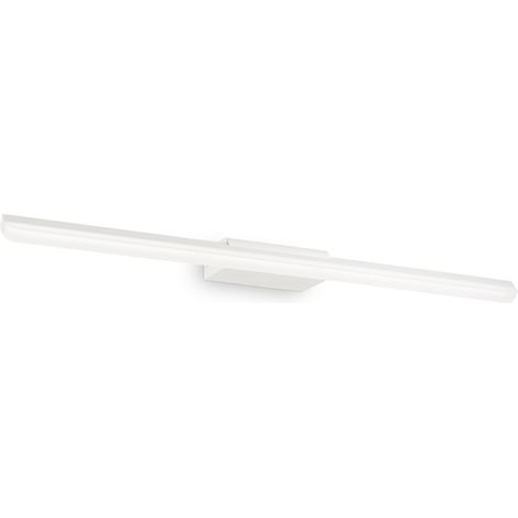 Applique Moderna Riflesso Alluminio Bianco Led 18W 3000K Luce Calda (1/2)