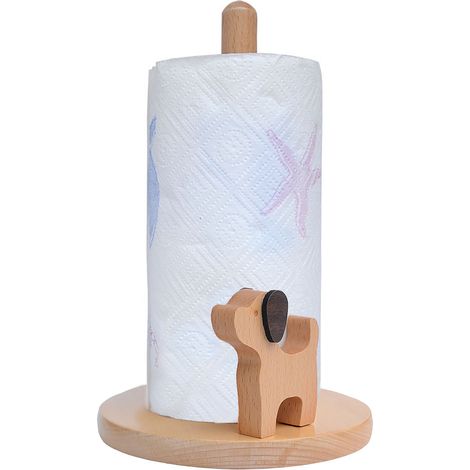 Rustikaler, minimalistischer Papierhandtuchhalter – Naturholz – 16 x 15 cm oder 25 x 16 cm (1/5)