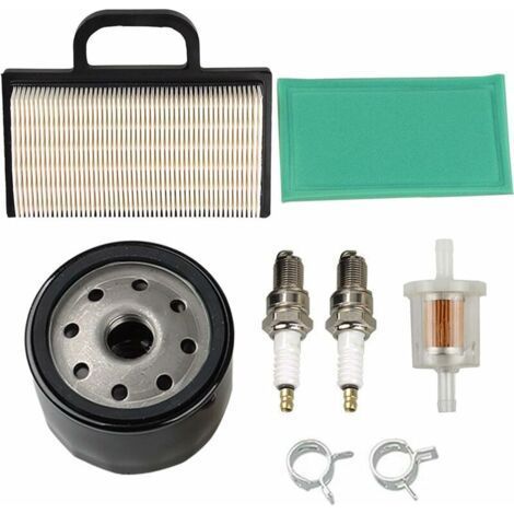 Choyclit – Filtre à air et kit d'entretien pour moteurs Briggs & Stratton Intek V-Twin 18-26 HP – Comprend filtre à huile, filtre à carburant, bougies d'allumage (1/3)