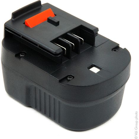 NX – Batterie 12V 1.5Ah compatible Black & Decker – Nickel-métal hydrure – Performance fiable pour perceuse et visseuse – 555g