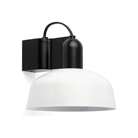 Faro Tatawin Dome Wandleuchte Schwarz, Weiß glänzend 1x E27 (1/2)