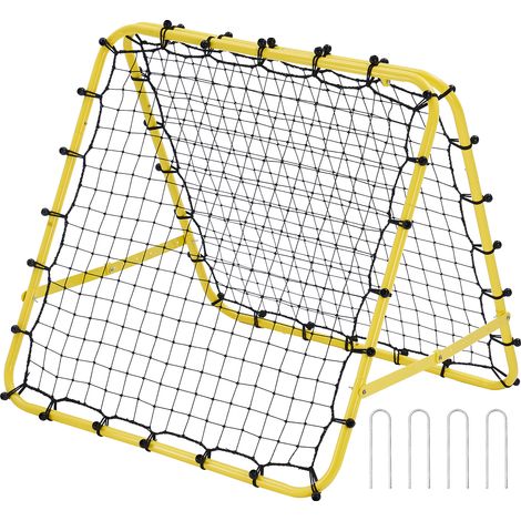 Mophorn Red de rebote para fútbol, 40" x 35" x 37", ayuda de entrenamiento portátil, ajustable para todas las edades - Mejora las habilidades (1/5)