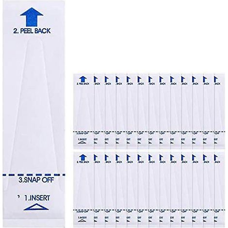 Lot de 100 embouts de protection pour thermomètre numérique - Thermomètre oral-rectal électronique universel jetable (1/5)