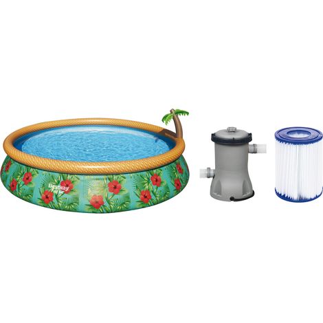 PISCINA GONFIABILE TONDA PALMS 457 X H84 CM (1/2)