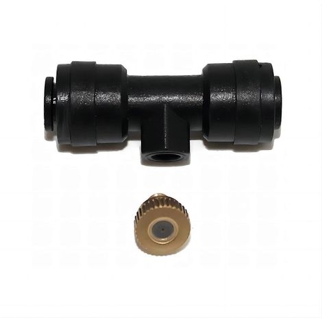 1/4 Inch Brass Misting Nozzle Kit for Outdoor Cooling, Garden Irrigation and Easy Replacement (1/5)