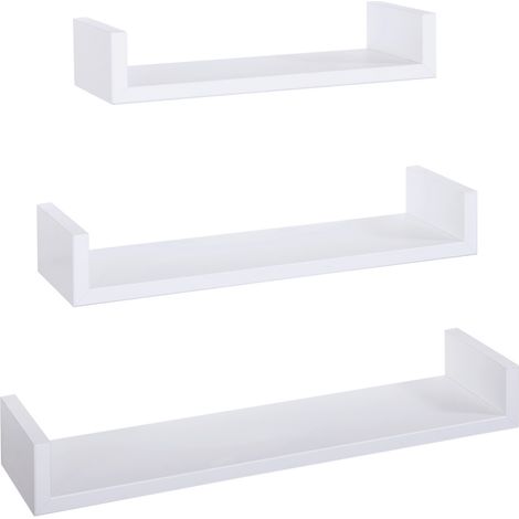 3er set wandregal mod. Calamita farbe weiss (1/4)