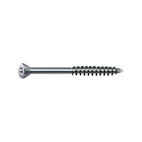 Spax – Vis de pression 3,5 mm – Longueur 55 mm – Tête fraisée 60° – Filetage partiel – Boîte de 500 vis pour parquets en bois massif