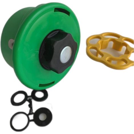 Testina Universale Easy Pro Batti e Vai per Decespugliatore Con Protezione in Metallo sul Pomello (1/3)