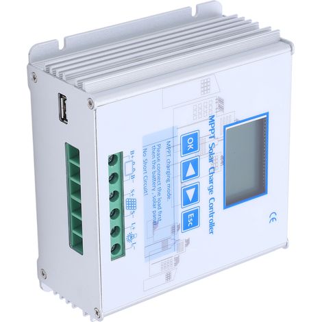 MPPT-Solarladeregler 30 A, effizientes Laden, vollautomatischer intelligenter Solarbatterieregler 12 V 24 V (1/5)