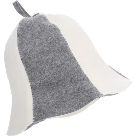 1 pcs Chapeau Sauna en Feutre Bonnet de Sauna, AntiChaleur Casquette de Sauna, Hat Sauna Chapeau pour Homme et Femme, Accessoire de Sauna