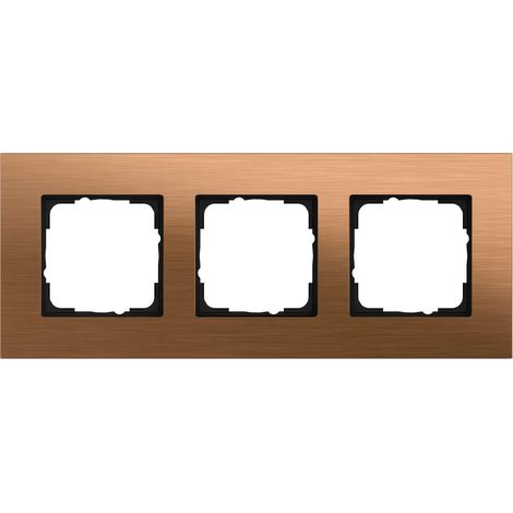 Gira Abdeckrahmen 3f Gira Esprit Bronze [021338], 0213 38