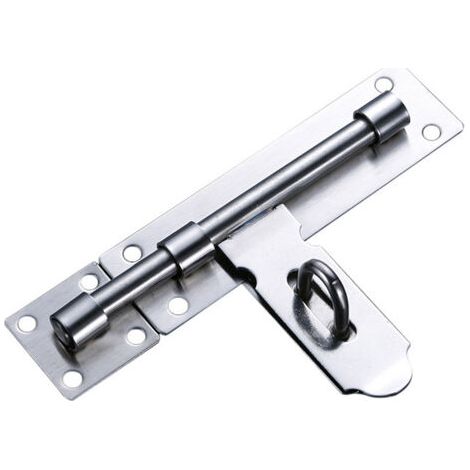 BUNTHAUS Loquet de Porte Serrure Porte Verrou Loquet Porte Loquet de Verrou Boulon à Glissière Loquet de Portail en Acier Inoxydable pour Entrepôt Garage Grange Portail Cour Porte (1/5)