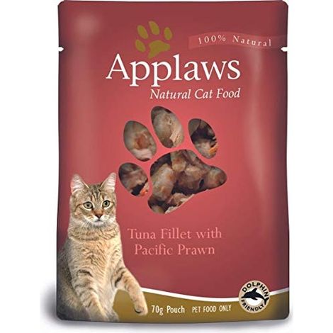 APPLAWS CAT POUCH TUNA & PRAWN 12 PACK 70G 8008CEA (1/2)