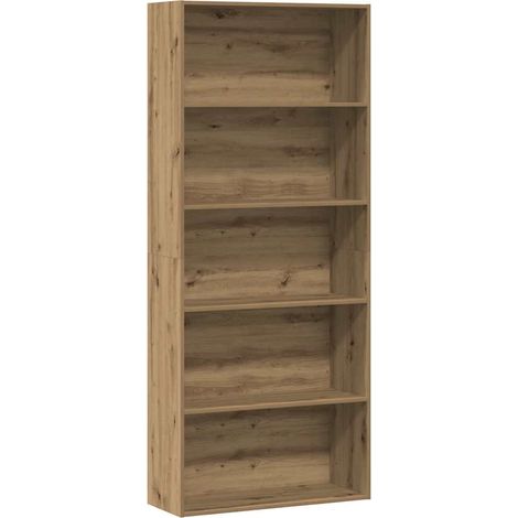 Book Cabinet Artisian Oak 80x30x189 cm Engineered Wood vidaXL