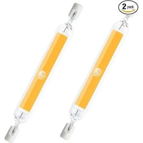 2 PCS Lampe LED R7S Haute Luminosit 20W 220V Remplace les Lampes Halognes Verre COB YYV (1/4)