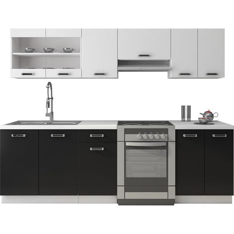 Conjunto de cocina Tucson 161 , 240x60cm, Encimera, Aglomerado laminado